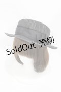 m petit by misako / AMブレードカンカン帽  ブラック H-25-08-01-1007-LO-AC-NS-ZH