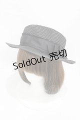 m petit by misako / AMブレードカンカン帽  ブラック H-25-08-01-1007-LO-AC-NS-ZH