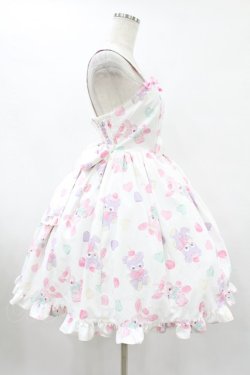 画像3: Chalmiere / FancyDollsジャンパースカート M シロ H-25-08-01-1048-0-OP-NS-ZH