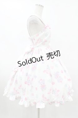 画像3: Chalmiere / FancyDollsジャンパースカート M シロ H-25-08-01-1048-0-OP-NS-ZH