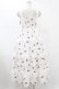 画像2: mellfy memory / Sweet cherry long ワンピース M WHITE H-25-08-01-1049-0-OP-NS-ZH (2)