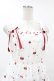 画像4: mellfy memory / Sweet cherry long ワンピース M WHITE H-25-08-01-1049-0-OP-NS-ZH (4)
