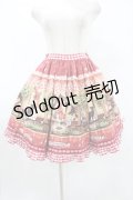 BABY,THE STARS SHINE BRIGHT / My little red riding hood柄ギンガムスカート Free エンジ H-25-08-01-1050-BA-SK-NS-ZH