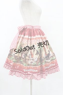 画像3: BABY,THE STARS SHINE BRIGHT / My little red riding hood柄ギンガムスカート Free エンジ H-25-08-01-1050-BA-SK-NS-ZH