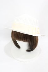画像1: m petit by misako / AMブレードカンカン帽  オフ H-25-08-01-1008-LO-AC-NS-ZTK011 (1)