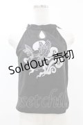 這裡有古怪（海外ロリータブランド） / 刺繍トップス S ブラック H-25-08-01-1060-0-TO-NS-ZH