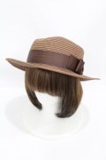 m petit by misako / AMブレードカンカン帽  ブラウン H-25-08-01-1009-LO-AC-NS-ZH