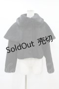 axes femme kawaii / ケープ付ショートコート M ブラック H-25-08-01-1062-AX-CO-NS-ZH