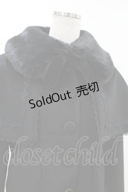画像4: axes femme kawaii / ケープ付ショートコート M ブラック H-25-08-01-1062-AX-CO-NS-ZH