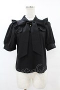 Amavel / Dreaming Ribbonボウタイトップス Free ブラック H-25-08-01-1064-CA-TO-NS-ZH