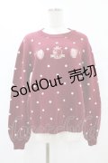 To Alice / いちごニット S レッド H-25-08-01-1065-LO-TO-NS-ZH