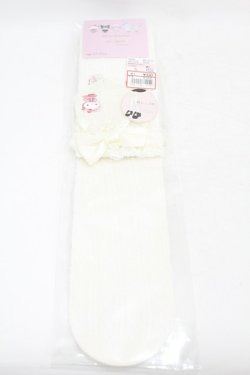 画像1: m petit by misako / AMOVKキティPLリボン  生成り H-25-08-01-1014-LO-ZA-NS-ZH