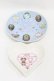 画像1: BABY,THE STARS SHINE BRIGHT / くみゃちゃんのHappy Spring Plate  オフ/サックス H-25-08-01-1018-BA-ZA-NS-ZH (1)