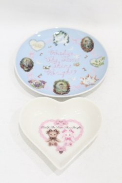 画像1: BABY,THE STARS SHINE BRIGHT / くみゃちゃんのHappy Spring Plate  オフ/サックス H-25-08-01-1019-BA-ZA-NS-ZH
