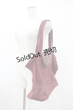 画像2: m petit by misako / NINA’Sコラボエコバッグ  ワイン H-25-08-01-1025-LO-BG-NS-ZH