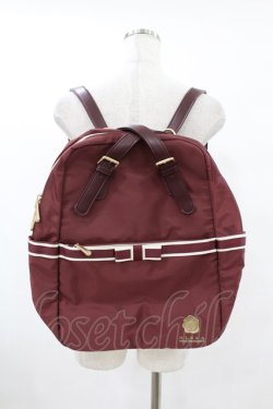 画像1: m petit by misako / NINA'S コラボ AM2WAYリュック  ワイン H-25-08-01-1033-LO-BG-NS-ZH