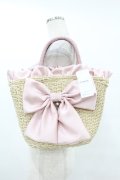 axes femme POETIQUE / リボンカゴバッグ  ピンク H-25-08-01-1036-AX-BG-NS-ZH