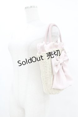 画像2: axes femme POETIQUE / リボンカゴバッグ  ピンク H-25-08-01-1036-AX-BG-NS-ZH