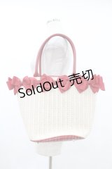 ｍ petit by misako / AMリボンツキカゴトート  レッド H-25-08-01-1037-0-BG-NS-ZH