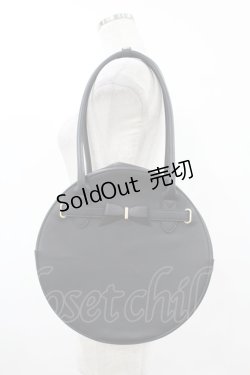 画像1: m petit by misako / AMサークルリボントート  ブラック H-25-08-01-1038-LO-BG-NS-ZH