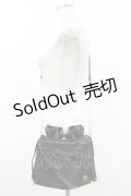 m petit by misako / NINA'Sコラボ/リボンキンチャクショルダーバッグ  ブラック H-25-08-01-1040-LO-BG-NS-ZH