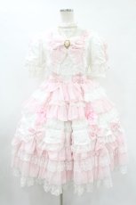 画像1: Angelic Pretty / Sweet Tiara Princess Dress Set Free シロ H-25-08-01-1042-AP-OP-NS-ZH (1)