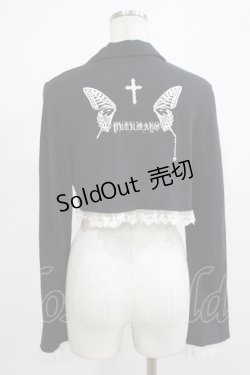 画像3: PUTUMAYO / バックプリントショートジャケット  黒 H-25-08-01-052-PT-JA-KB-ZH