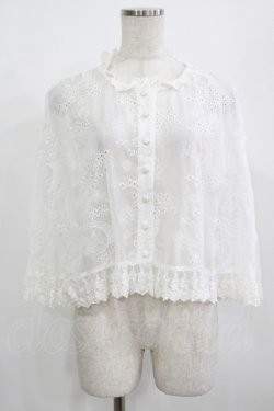 画像1: ATELIER PIERROT / レースケープ  ホワイト H-25-08-01-054-EL-JA-KB-ZH