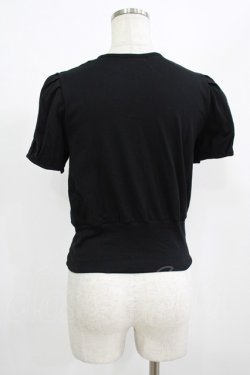画像3: abilletage / 刺繍パフスリーブトップス  ブラック H-25-08-01-055-GO-TO-KB-ZH