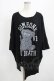 画像1: HELL CAT PUNKS / ダメージカットカットソー  黒 H-25-08-01-056-PU-TO-KB-ZH (1)