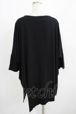 画像3: HELL CAT PUNKS / ダメージカットカットソー  黒 H-25-08-01-056-PU-TO-KB-ZH