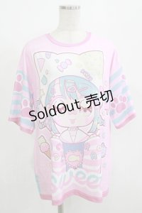 ACDC RAG / Sweet nyanko T  ピンク H-25-08-01-057-PU-TO-KB-ZH