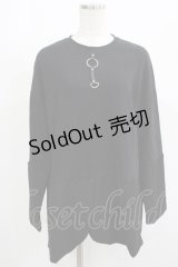 HELL CAT PUNKS / 異素材切替トップス  ブラック H-25-08-01-058-PU-TO-KB-ZH