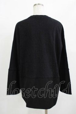 画像3: HELL CAT PUNKS / 異素材切替トップス  ブラック H-25-08-01-058-PU-TO-KB-ZH