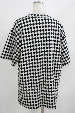 画像3: HELL CAT PUNKS / ダイアパターンTシャツ  ブラック H-25-08-01-061-PU-TO-KB-ZH