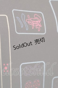 画像5: LISTEN FLAVOR / 麻雀フルグラフィックビッグTシャツ  ブラック H-25-08-01-062-PU-TO-KB-ZH