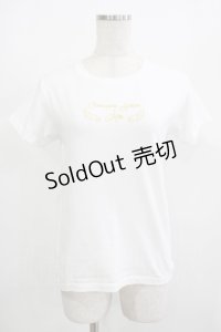 MILK / さくら×MILK Tシャツ S ホワイト H-25-08-01-063-ML-TO-KB-ZH