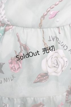 画像4: MILK / ショコラローズスカート  ミントチョコ H-25-08-01-009-ML-SK-KB-ZH