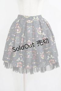 abilletage / CIRCUSタックスカート  ブラック H-25-08-01-012-GO-SK-KB-ZH