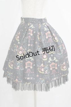 画像2: abilletage / CIRCUSタックスカート  ブラック H-25-08-01-012-GO-SK-KB-ZH