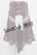 OZZ ANGELO / 薔薇刺繍オーバーコルセット  ボルドーストライプ H-25-08-01-015-OO-SK-KB-ZH