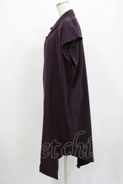 画像2: Deorart / アシメ・ドレープネック変形ジレ L パープル H-25-08-01-020-PU-TO-KB-ZH