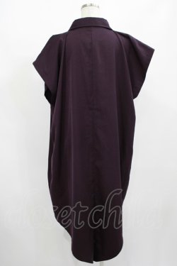 画像3: Deorart / アシメ・ドレープネック変形ジレ L パープル H-25-08-01-020-PU-TO-KB-ZH
