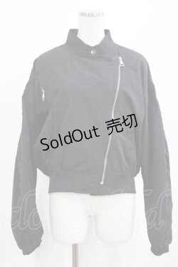 画像1: HELL CAT PUNKS / ライダースMA-1  ブラック H-25-08-01-021-PU-JA-KB-ZH