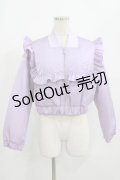 MILK / Lalaショートブルゾン  ラベンダー H-25-08-01-023-ML-JA-KB-ZH