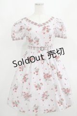 MILK / BERRY Timeワンピース  スモーキーベリー×レッドタータン H-25-08-02-026-ML-OP-KB-ZH