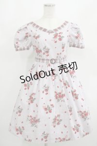 MILK / BERRY Timeワンピース  スモーキーベリー×レッドタータン H-25-08-02-026-ML-OP-KB-ZH