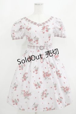 画像1: MILK / BERRY Timeワンピース  スモーキーベリー×レッドタータン H-25-08-02-026-ML-OP-KB-ZH