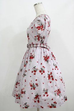 画像2: MILK / BERRY Timeワンピース  スモーキーベリー×レッドタータン H-25-08-02-026-ML-OP-KB-ZH