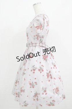 画像2: MILK / BERRY Timeワンピース  スモーキーベリー×レッドタータン H-25-08-02-026-ML-OP-KB-ZH